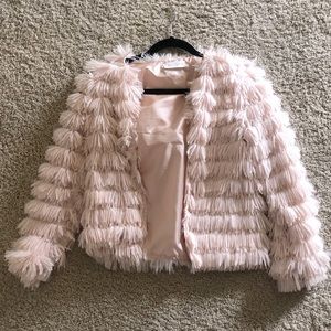 Luca + Grae Fawn Faux Fur Cardigan